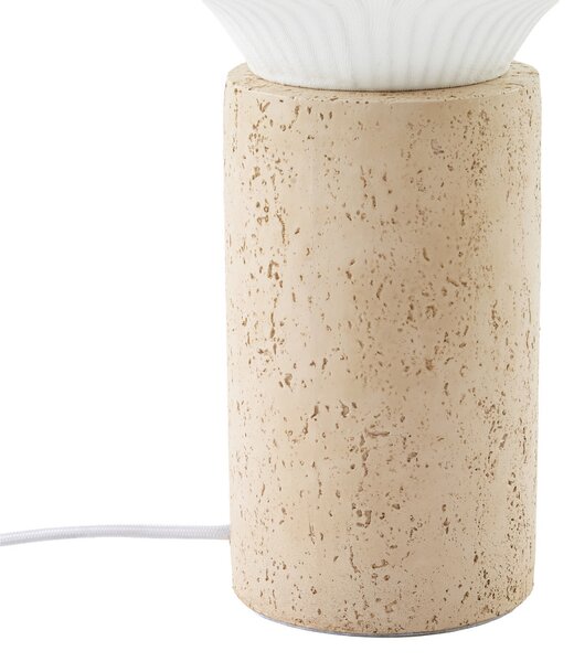 Stolne Lampa Lucande, Eloise, Bijela, Dnevna soba, Tkanina / tekstil, Skandinavski