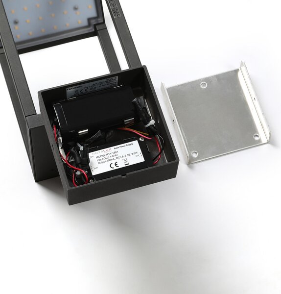 Timeo LED Solarna ćelija Zidna lampa Graphite - Lucande