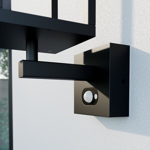 Timeo LED Solarna ćelija Zidna lampa Graphite - Lucande