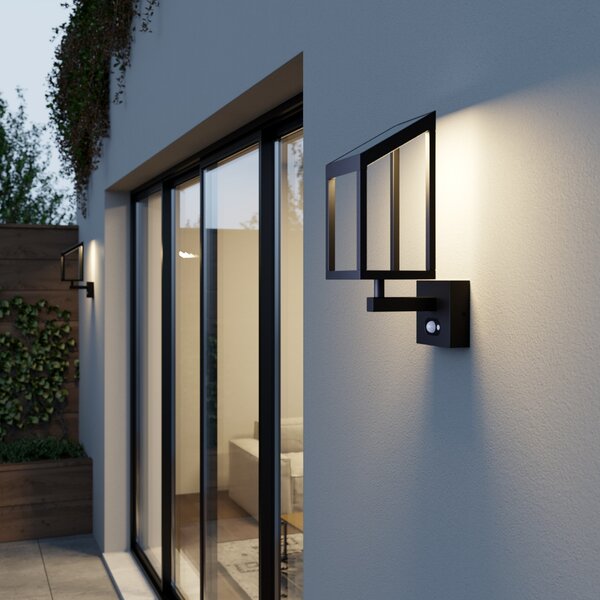 Timeo LED Solarna ćelija Zidna lampa Graphite - Lucande