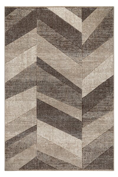 Tepih FEEL 5673/15055 Riblja kost bež / smeđa / krem