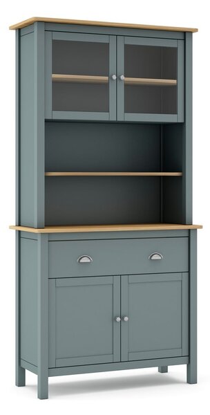 Kredenc prljavo zeleni od masivnog bora 90x180,5x40 cm Misti – Marckeric