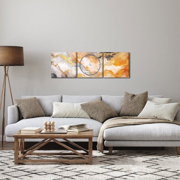 Slika - Mramorirana pozadina (sa satom) (90x30 cm)