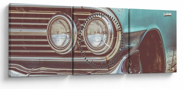 Slika - Auto, vintage (sa satom) (90x30 cm)
