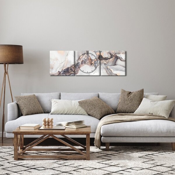 Slika - Imitacija mramora (sa satom) (90x30 cm)