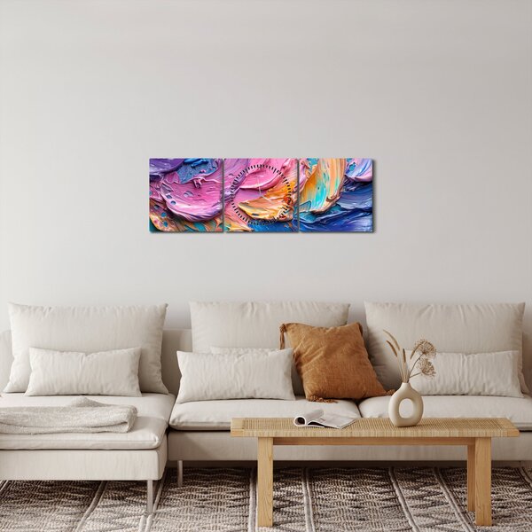 Slika - Slikarstvo uljanim bojama (sa satom) (90x30 cm)