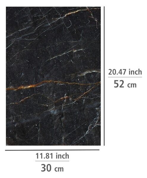 Poklopci za štednjake od kaljenog stakla u setu od 2 kom 52x30 cm Marble - Allstar