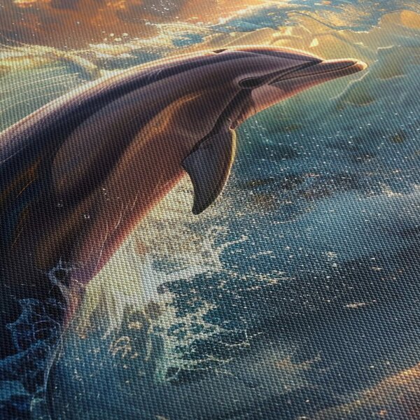 Slika - Delfin, ilustracije (90x60 cm)