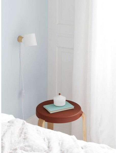 Zidne Svjetiljka Normann Copenhagen, Bijela, Dnevna soba, Metal