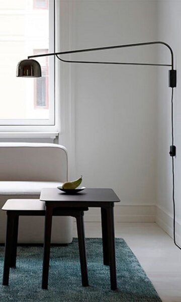 Zidne Svjetiljka Normann Copenhagen, Crno, Dnevna soba, Kamen