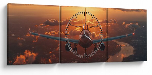 Slika - Transportni avion (sa satom) (90x30 cm)