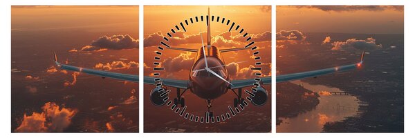 Slika - Transportni avion (sa satom) (90x30 cm)