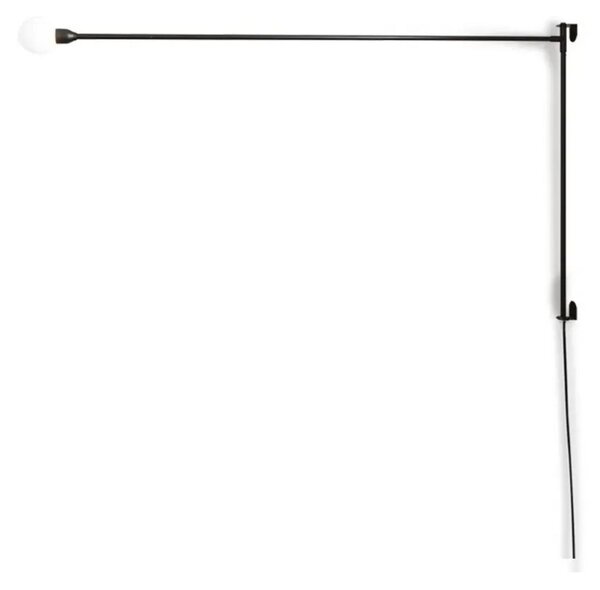 Zidne Svjetiljka Nemo Lighting, prigušiv, Crno, Dnevna soba, Metal