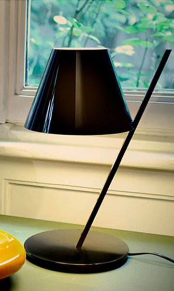 Stolne Lampa Artemide, Crno, Dnevna soba, Aluminij