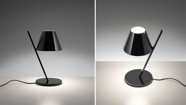 Stolne Lampa Artemide, Crno, Dnevna soba, Aluminij