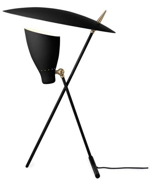 Stolne Lampa Warm Nordic, Silhouette, Crno, Dnevna soba, Metal, Dizajn