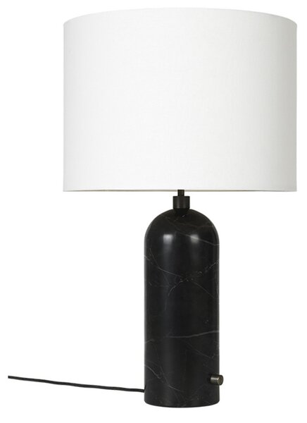 Stolne Lampa GUBI, prigušiv, Bijela, Dnevna soba, Mramor