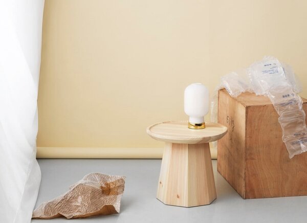 Stolne Lampa Normann Copenhagen, Bijela, Dnevna soba, Staklo