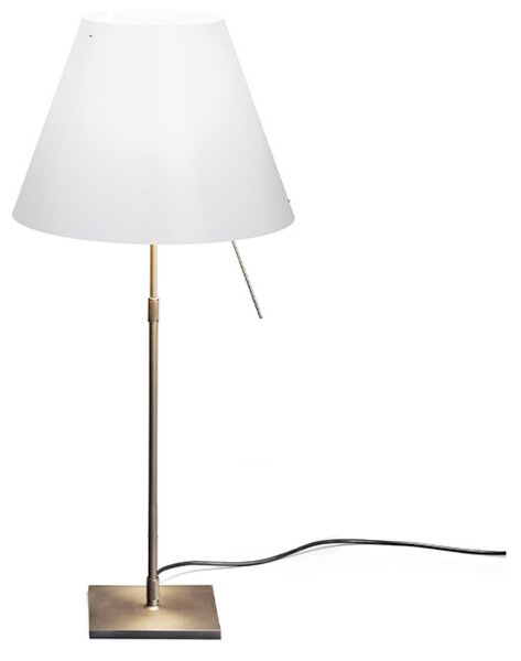 Stolne Lampa Luceplan, prigušiv, Bijela, Dnevna soba, Aluminij