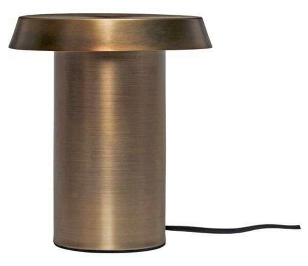 Stolne Lampa Hübsch, Zlato / mjed, Dnevna soba, Metal, Vintage