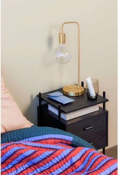 Stolne Lampa Hübsch, Zlato / mjed, Dnevna soba, Metal