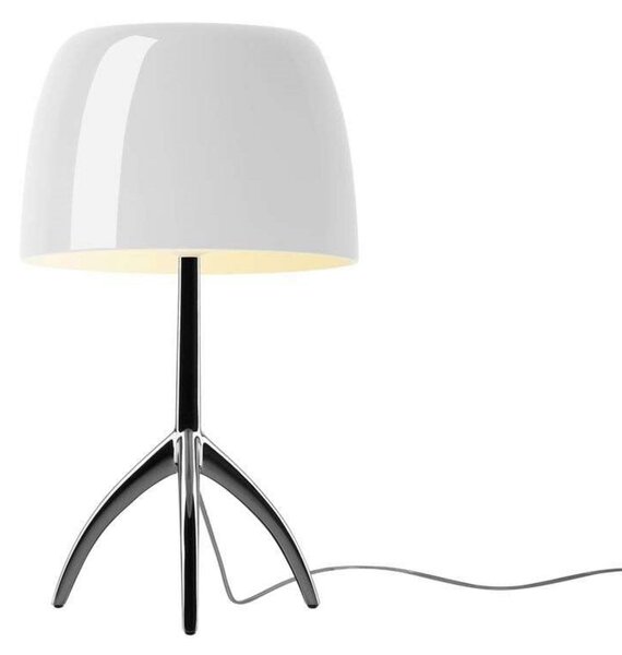 Stolne Lampa Foscarini, prigušiv, Bijela, Dnevna soba, Aluminij