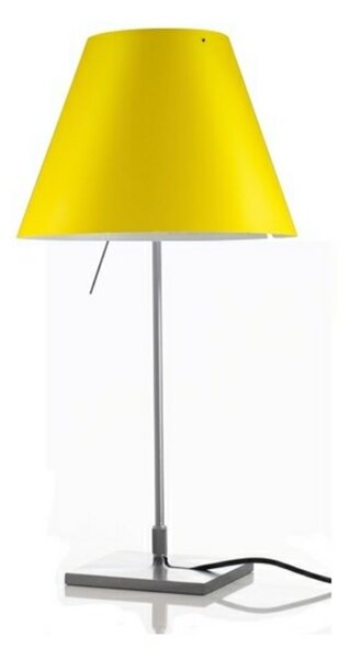 Stolne Lampa Luceplan, Žuta, Dnevna soba, Aluminij