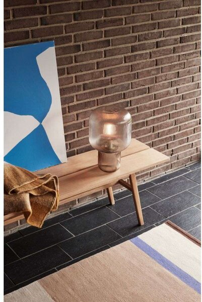 Stolne Lampa Hübsch, Sivo, Dnevna soba, Staklo