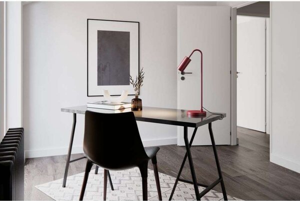 Stolne Lampa By Rydéns, Curve, Crvena, Dnevna soba, Metal, Moderan
