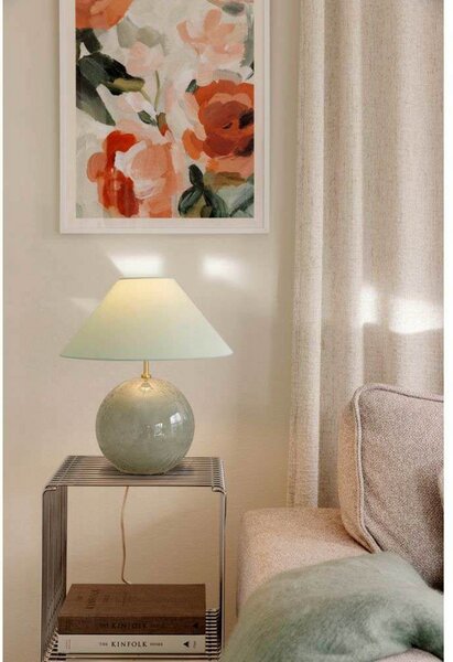 Stolne Lampa Globen Lighting, IRIS, Zelena, Dnevna soba, Staklo, Vintage