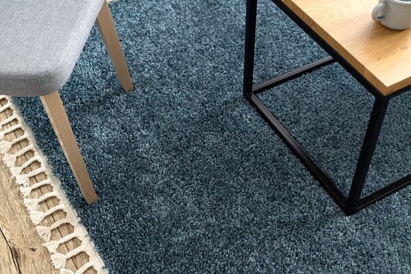 Tepih BERBER 9000 plava rese Berberski marokanski shaggy