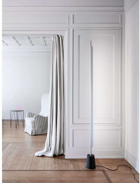 Podne Lampa Luceplan, prigušiv, Metalik, Dnevna soba, Aluminij
