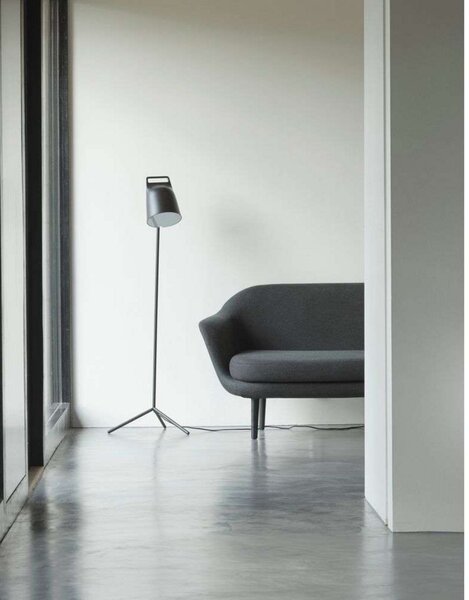 Podne Lampa Normann Copenhagen, prigušiv, Crno, Dnevna soba, Metal