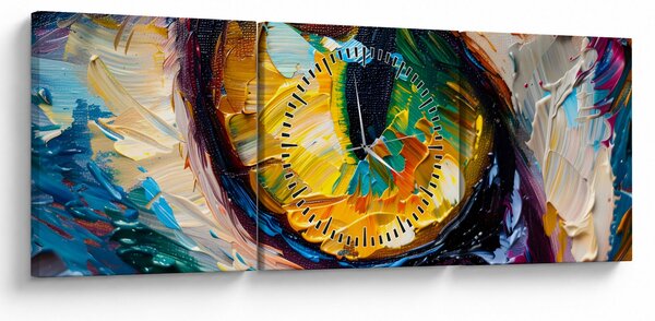 Slika - Slikanje mačjeg oka (sa satom) (90x30 cm)