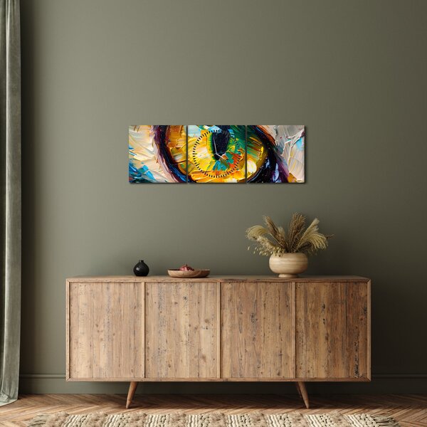 Slika - Slikanje mačjeg oka (sa satom) (90x30 cm)