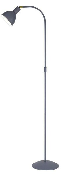 Podne Lampa Halo Design, Sivo, Dnevna soba, Metal