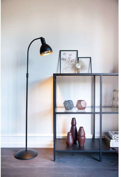 Podne Lampa Halo Design, Sivo, Dnevna soba, Metal