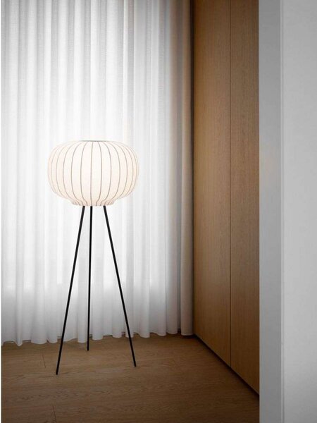 Podne Lampa Vipp, Bijela, Dnevna soba, Papirnati karton
