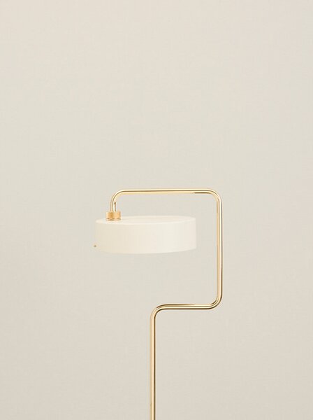 Petite Machine Podna lampa Oyster Bijela - Made By Hand