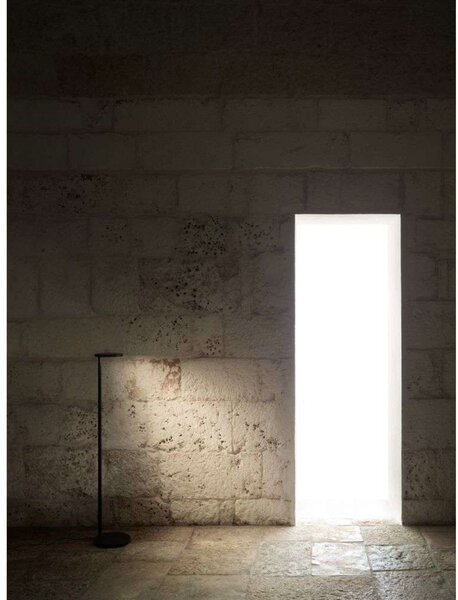 Podne Lampa FLOS, prigušiv, Smeđa / hrđa, Dnevna soba, Aluminij