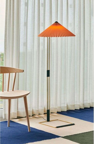 Podne Lampa HAY, prigušiv, Žuta, Dnevna soba, Metal