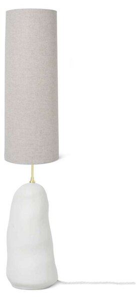 Podne Lampa ferm LIVING, Bijela, Dnevna soba, Tkanina / tekstil