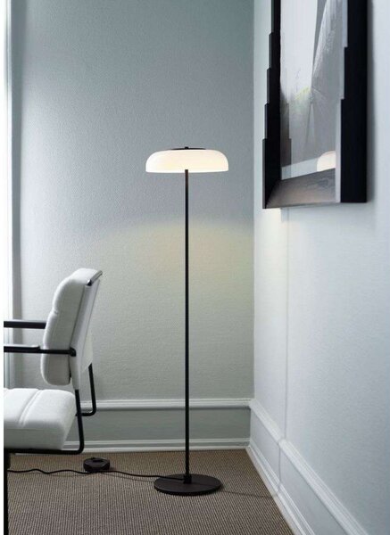 Podne Lampa Nuura Aps, Blossi, prigušiv, Crno, Dnevna soba, Metal, Skandinavski