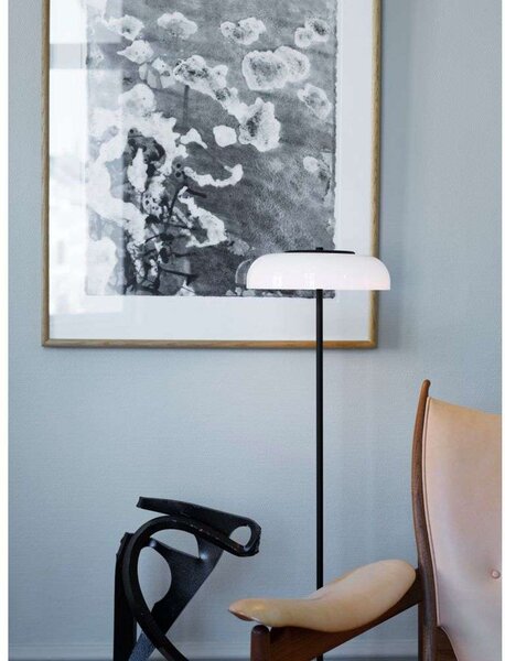 Podne Lampa Nuura Aps, Blossi, prigušiv, Crno, Dnevna soba, Metal, Skandinavski