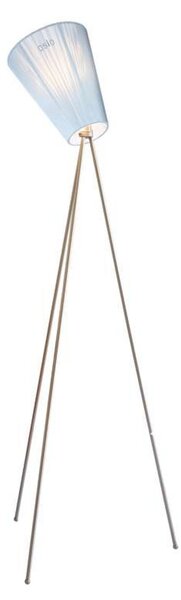 Oslo Drvo Podna lampa Čelik/Svjetlo Plava - Northern