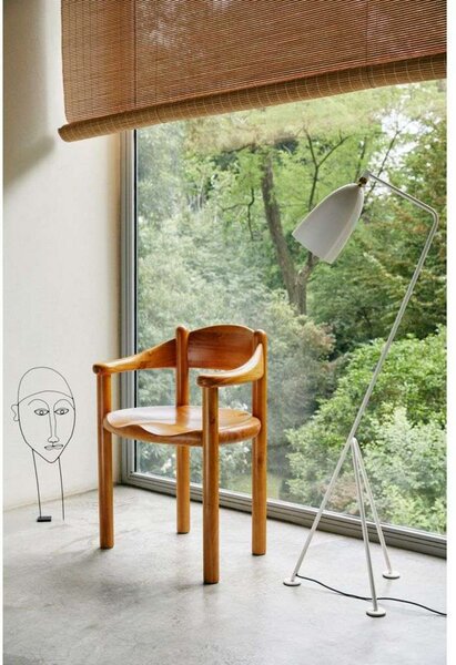 Gräshoppa Podna lampa Glossy Alabaster Bijela - GUBI