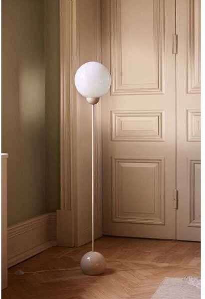 Podne Lampa Globen Lighting, Bež, Dnevna soba, Metal