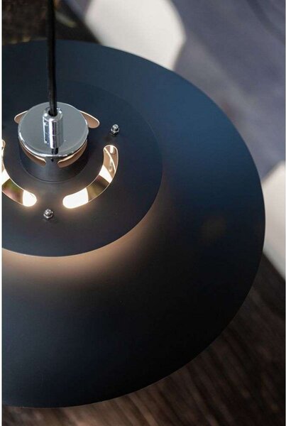 Viseće Svjetiljka Halo Design, Crno, Dnevna soba, Metal