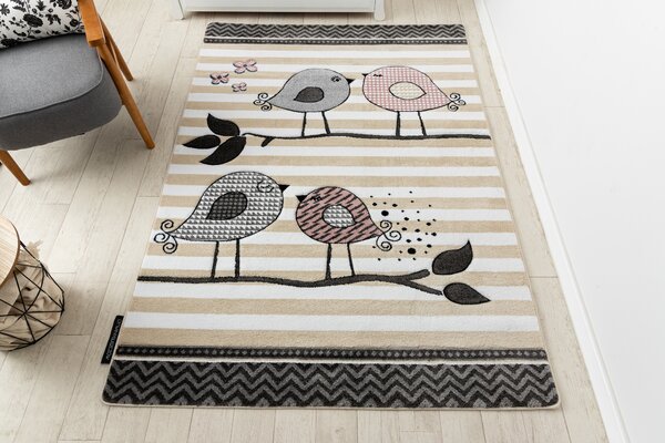 Tepih PETIT BIRDS PTICE krem