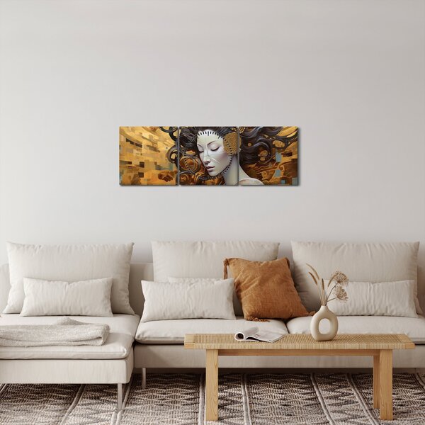 Slika - Lakoća (sa satom) (90x30 cm)
